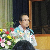 2013敬老会與那覇行政委員会議長かんぱいの音頭